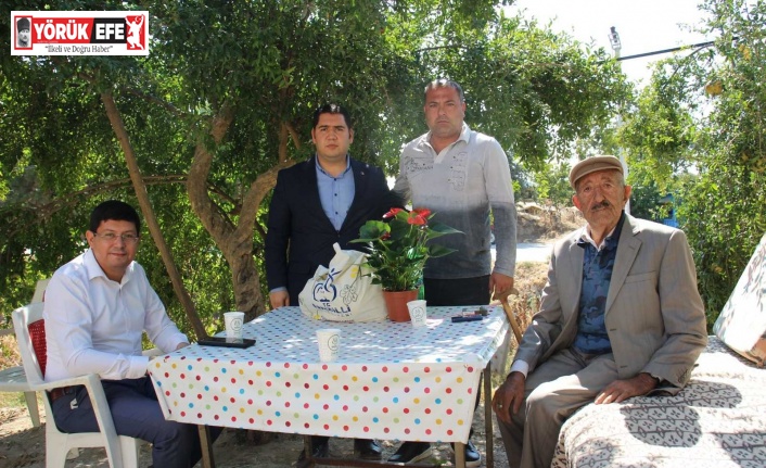 Başkan Özcan’dan 96’lık çınarı yalnız bırakmadı