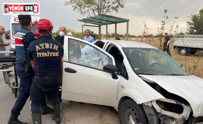 Didim’de trafik kazası: 1 yaralı