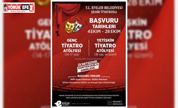 Efeler’in sanat yuvası yeni yetenekler arıyor