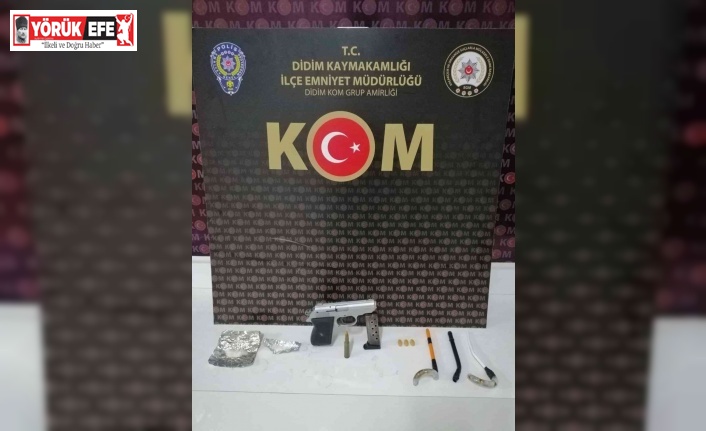 İş yerinden uyuşturucu ve silah çıktı