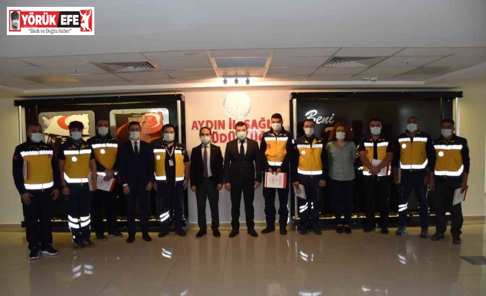 Motorize ambulans ekibi Aydın’da bin 941 vakaya müdahale etti