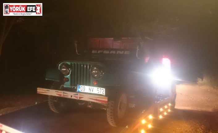 Nazilli’de çalınan cip Denizli’de bulundu