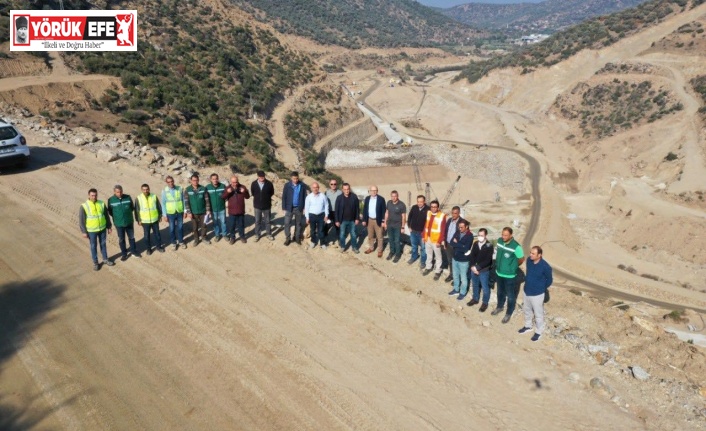 Sarıçay Barajı yükseliyor