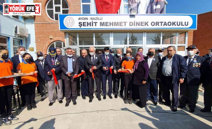 Şehit Mehmet Dinek’in ismi mezun olduğu okula verildi