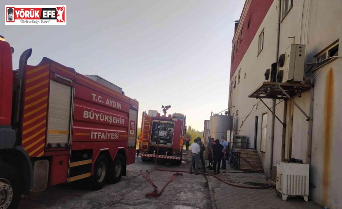 Süt ürünleri işletmesindeki yangın söndürüldü