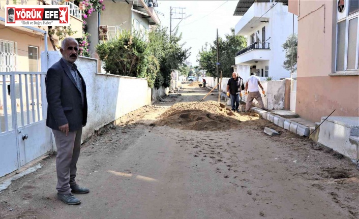 Yeşilyurt Mahallesi’nde yollar yenileniyor