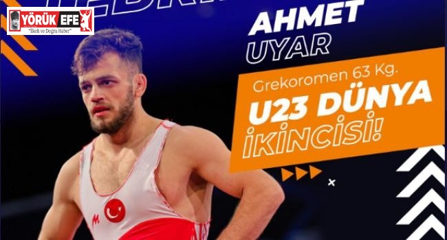ADÜ öğrencisi Uyar, 23 Yaş Altı Dünya Güreş Şampiyonası’nda ’dünya ikincisi oldu