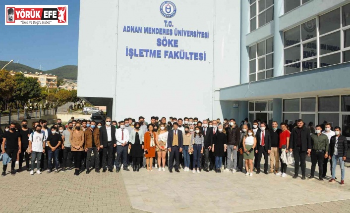 ADÜ rektörü Aldemir, Söke’de öğrencilerle bir araya geldi