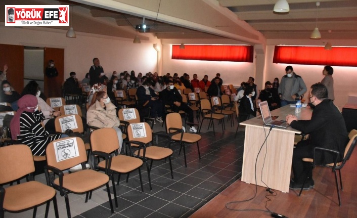 ADÜ’de kadına yönelik şiddete karşı seminer düzenlendi