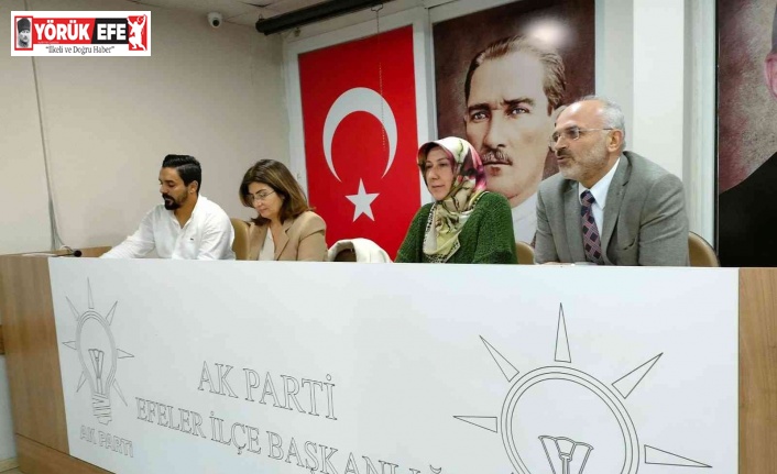 AK Parti Efeler İlçe Başkanlığı kadına şiddete dikkat çekti