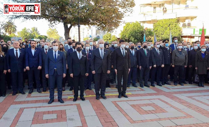 Atatürk, vefatının 83’üncü yılında Nazilli’de de anıldı