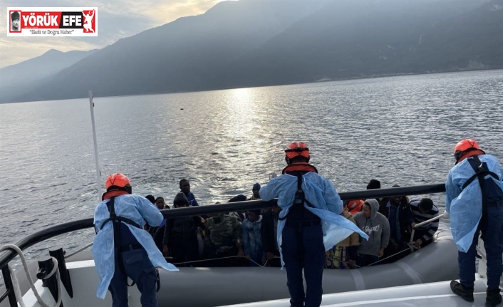 Aydın’da 52 düzensiz göçmen kurtarıldı