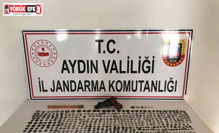 Aydın’da çok sayıda tarihi sikke ele geçirildi