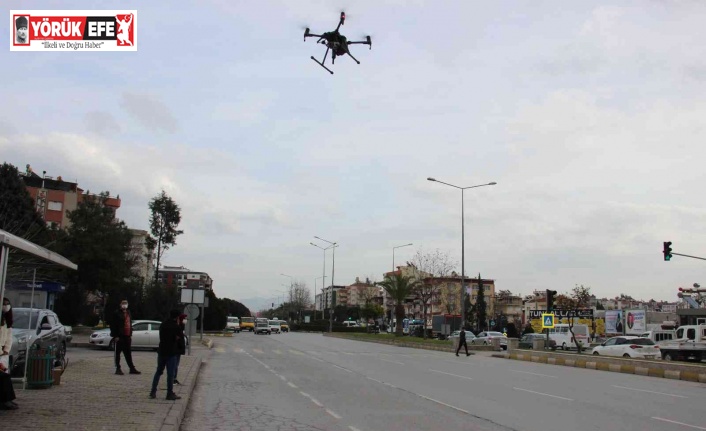 Aydın’da suçlular drone denetimlerinden kaçamıyor