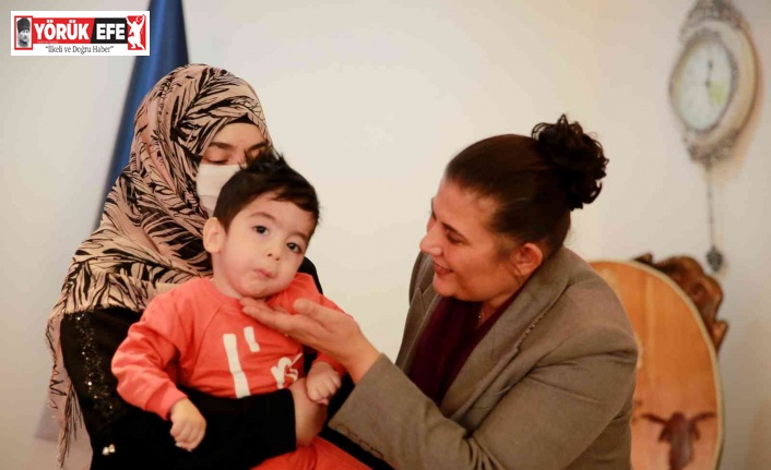 Başkan Çerçioğlu’ndan SMA hastası Alparslan bebeğe destek