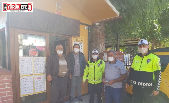 Didim’de ticari taksiler denetlendi