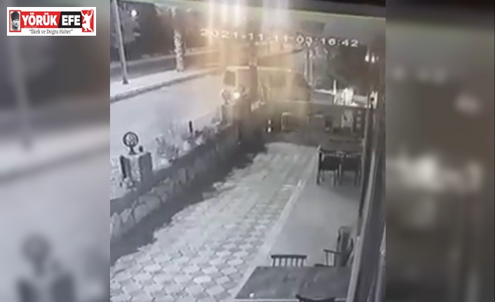 Düğün salonu hırsızı işyerinin kameralarına yakalandı