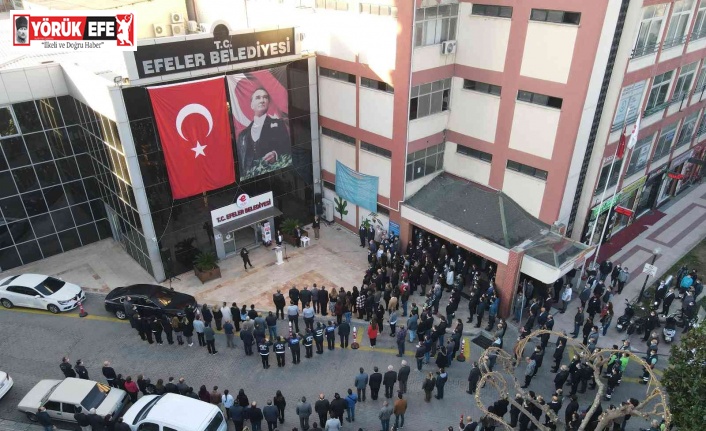 Efeler Belediyesi çalışanları Atatürk’ü andı
