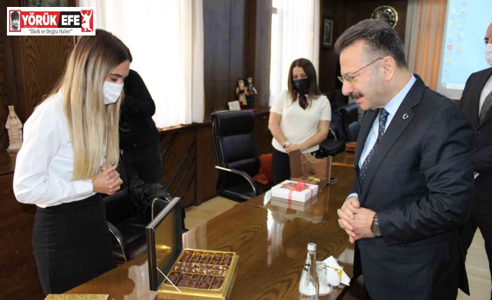 Girişimciler, Vali Aksoy’u ziyaret etti