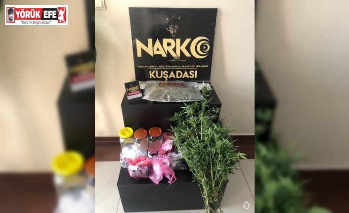 Kuşadası’nda hint keneviri operasyonu: 1 tutuklama