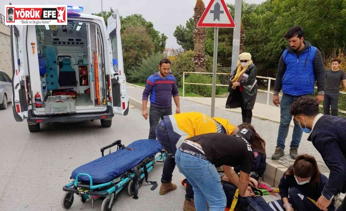 Kuşadası’nda motosiklet kazası: 1 yaralı