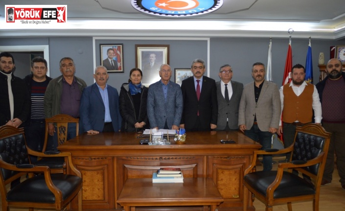 MHP’li Alıcık, TES-İş Başkanı Aydın’la görüştü