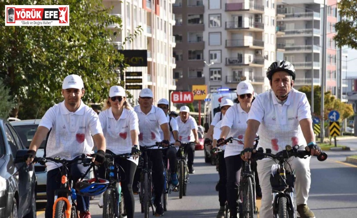 Organ bağışı için pedal çevirdiler