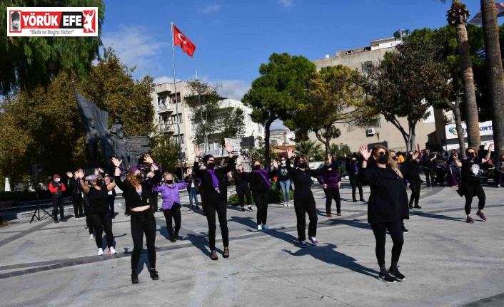 Söke Kadın Meclisi dans ederek kadına şiddeti kınadı