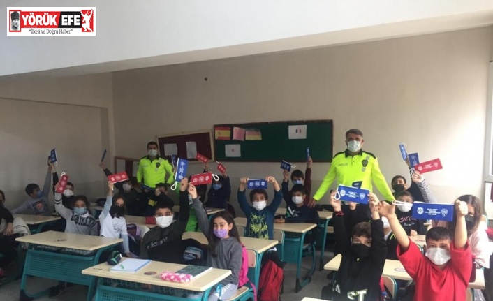 Söke’de trafik polisleri eğitim projesine devam ediyor