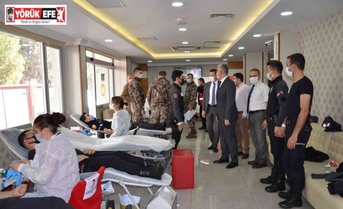 Aydın Emniyeti’nden kan bağışı kampanyası