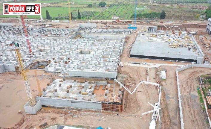 Aydın Şehir Hastanesi’nde çalışmalar devam ediyor