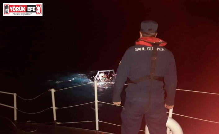 Aydın’da 20 düzensiz göçmen kurtarıldı