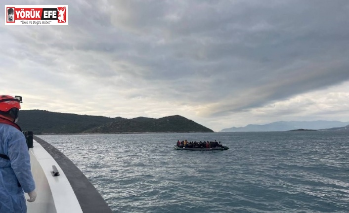 Aydın’da 32 düzensiz göçmen kurtarıldı