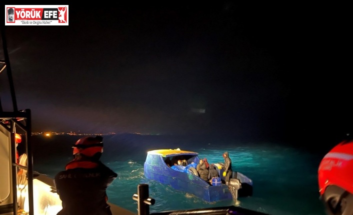 Aydın’da 60 düzensiz göçmen kurtarıldı