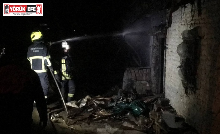 Aydın’da ev yangını