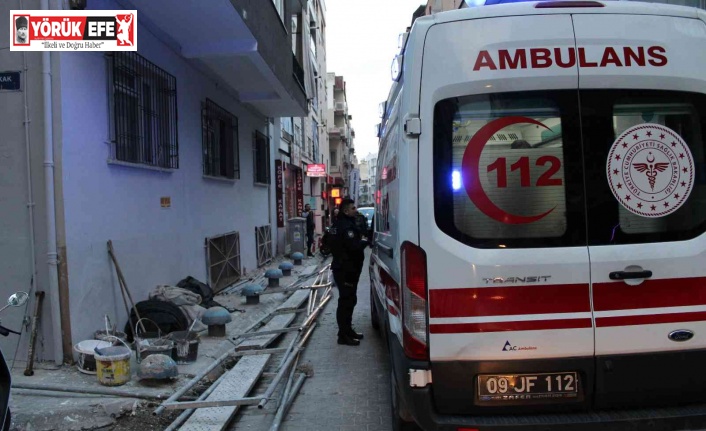 Aydın’da inşaat iskelesi çöktü: 2 yaralı