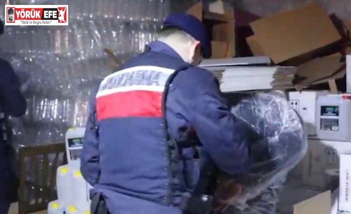 Aydın’da sahte içki operasyonu