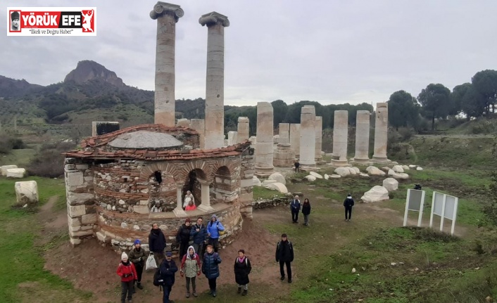 Aydınlı doğaseverler, Kral Yolu’nu ziyaret etti