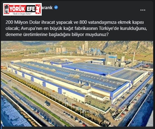 Bakan Varank açıkladı: Aydın’daki tesis deneme üretimine başladı