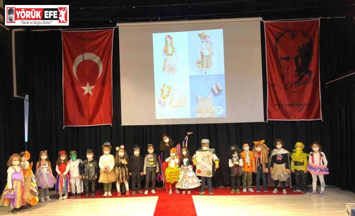 Başak Koleji’nde geri dönüşüm defilesi