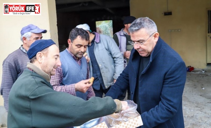 Başkan Güler’den Gönüllü vatandaşlara baklava ikramı