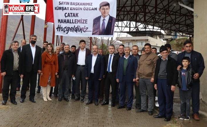 Başkan Özcan, keşkek hayrına katıldı