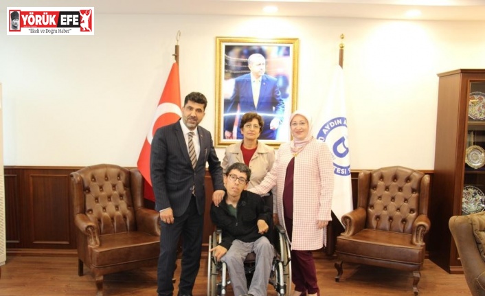 Beyazay Derneği Başkanı Pilevneli, rektör Aldemir ile görüştü