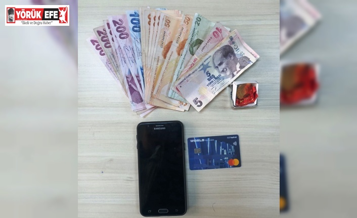 Çaldığı kredi kartı ile alışverişi kısa sürdü
