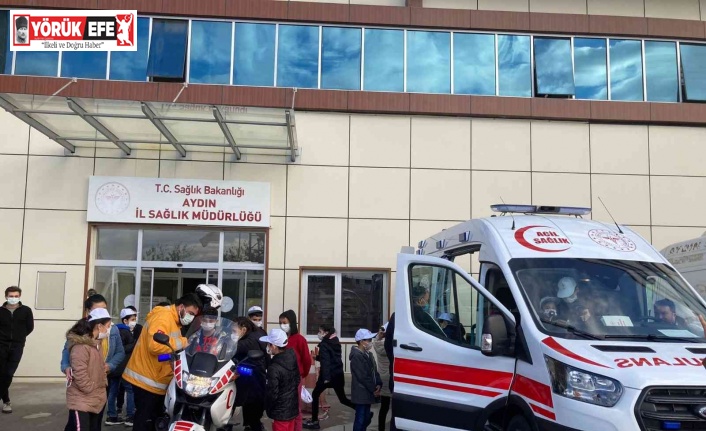 Çocuk evlerinde kalan çocuklara acil sağlık hizmetleri anlatıldı