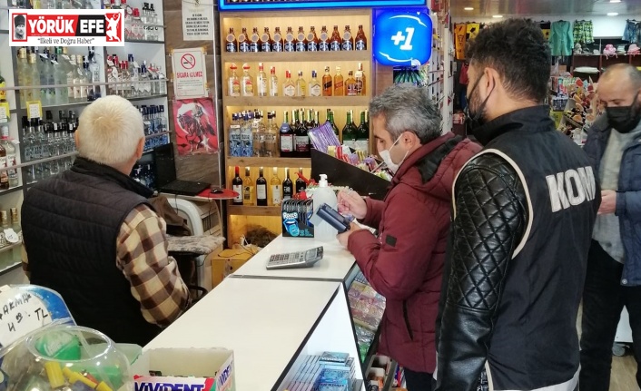 Didim’de sahte içki denetimi