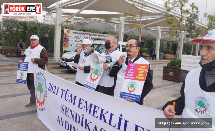 EMEKLİ MAAŞI İLE GEÇİNEMİYORUZ, İNSANCA YAŞAMAK İSTİYORUZ!