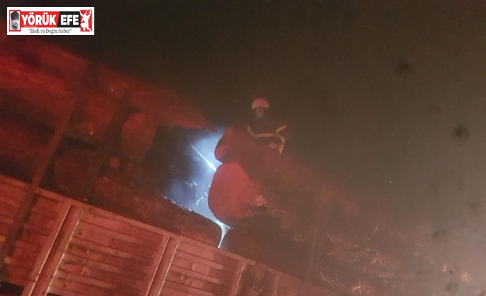 İtfaiyenin hızlı müdahalesi faciayı önledi