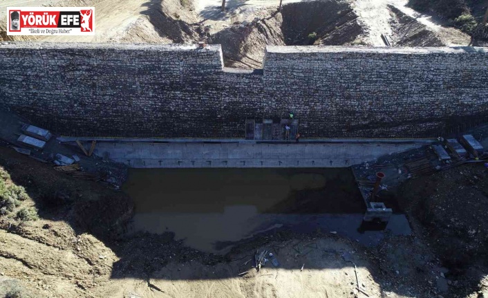 Koçarlı Mersinbelen Göleti’nde çalışmalar sürüyor