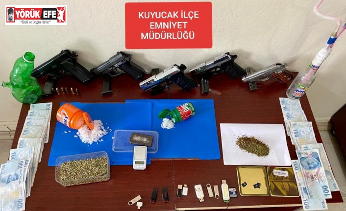 Kuyucak emniyetinden peş peşe iki operasyon